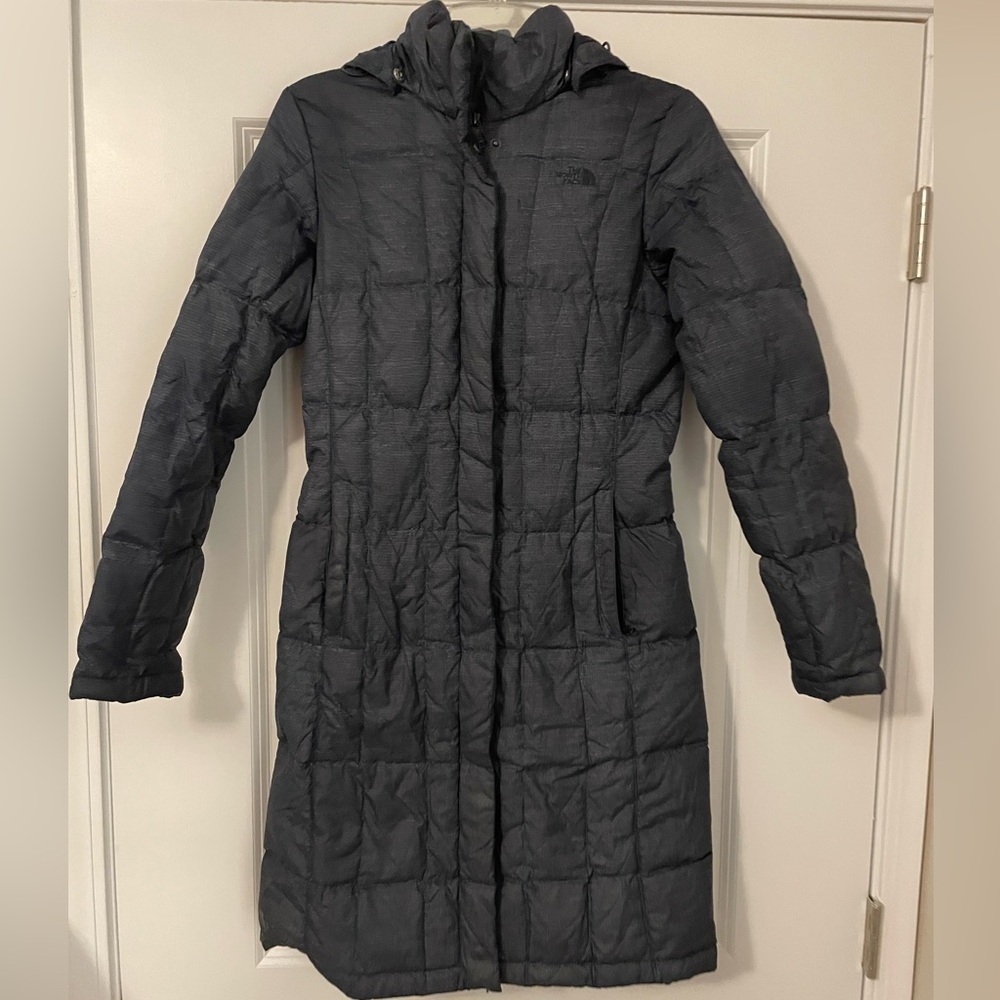 The North Face Navy Parka with hood